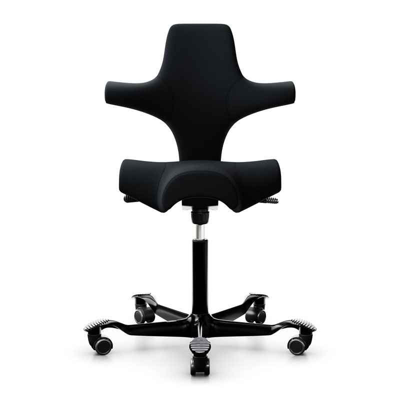 HAG Capisco 8106 Desk Chair - Black Wool