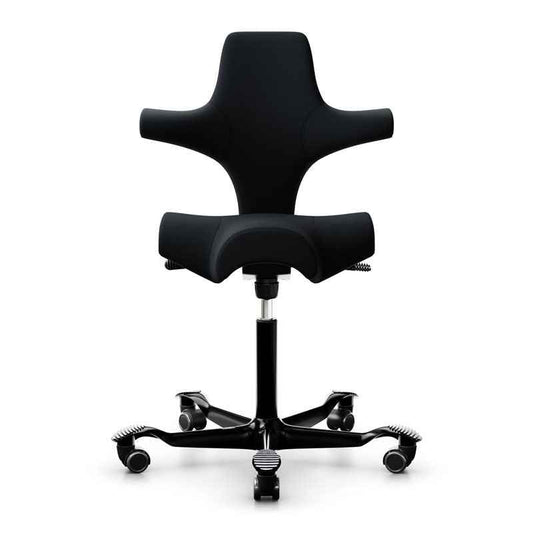 HAG Capisco 8106 Desk Chair - Black Wool