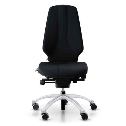 RH Logic 400 XL Chair - Black w/ Silver Base