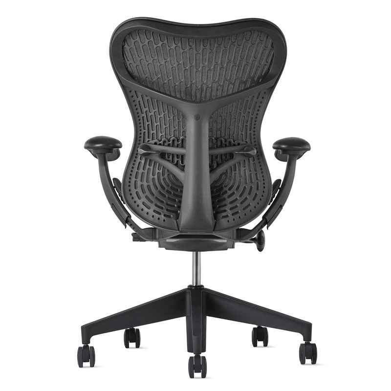 Herman Miller Mirra 2 Butterfly Chair Graphite - Fully Loaded Ergonomic Seating
