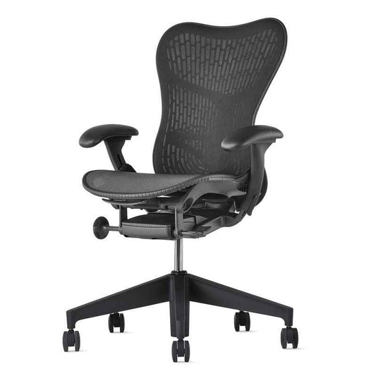 Herman Miller Mirra 2 Butterfly Chair Graphite - Fully Loaded Ergonomic Seating