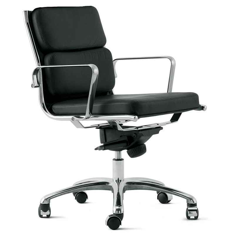 Luxy Light Medium Back Leather Office Chair