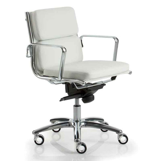 Luxy Light Medium Back Leather Office Chair